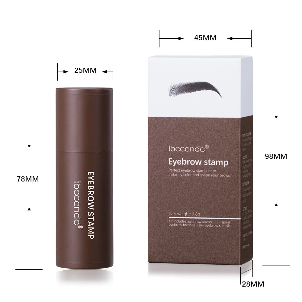 Kit Tampon et Pochoirs Sourcils